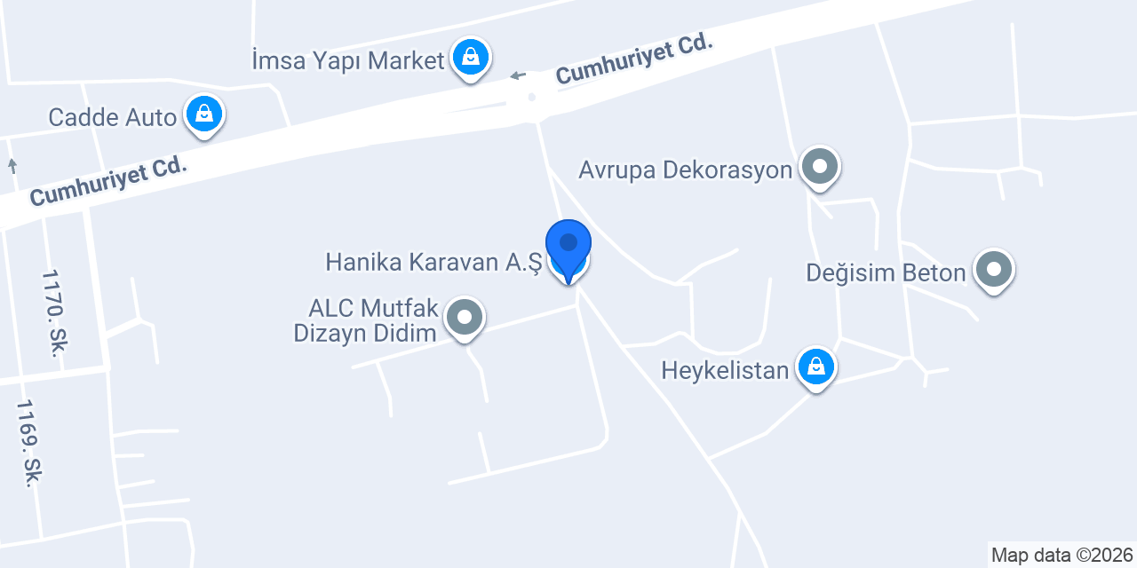 Hanika Karavan A.Ş. konumu