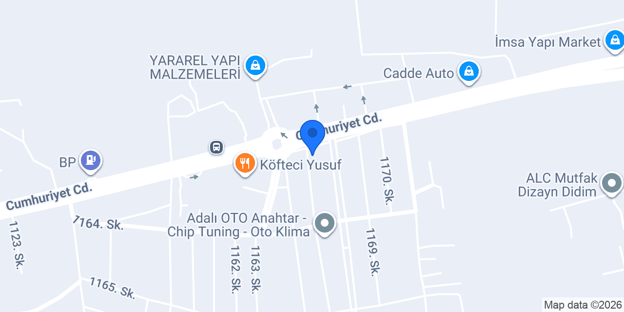 Emin Oto Servis konumu