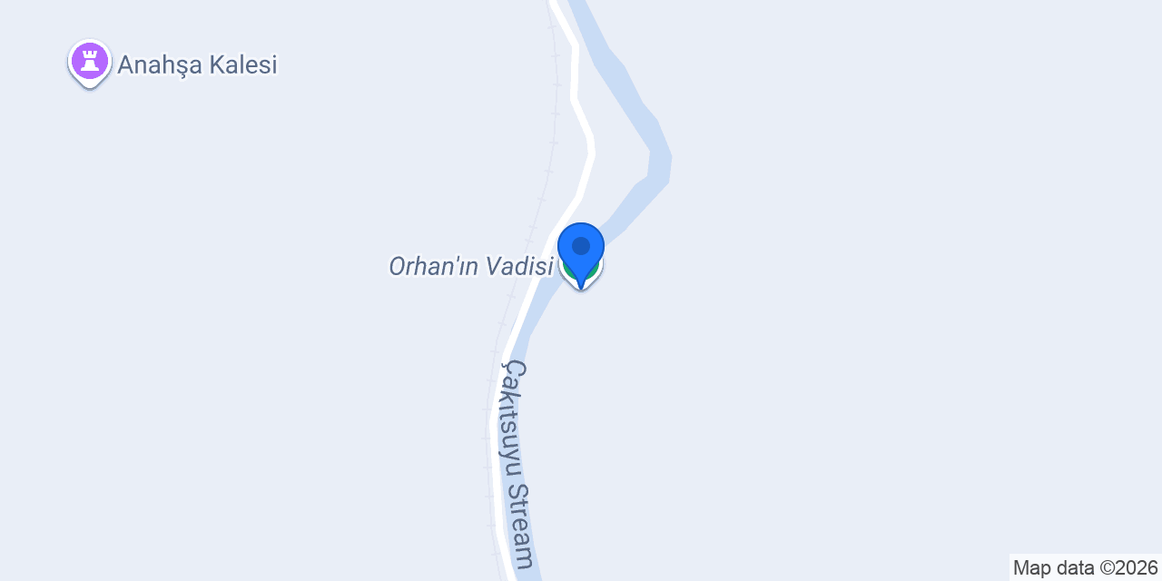 Orhan'ın Vadisi konumu