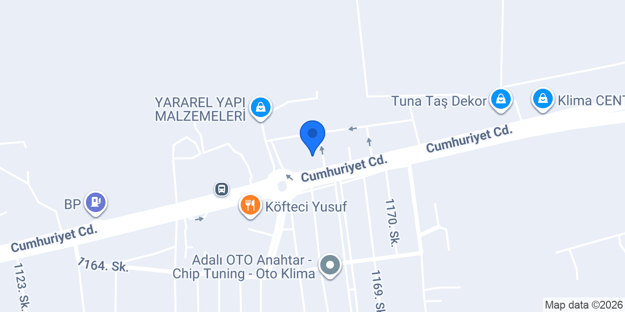 ÖZÜKOÇ HAFRİYAT konumu