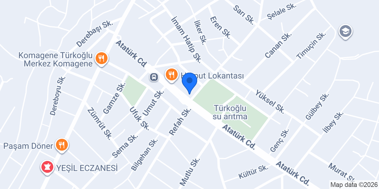 idealim Sürücü Kursu konumu