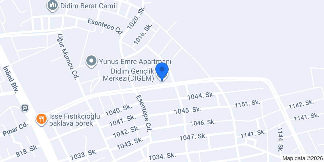 Didim Gençlik Merkezi(DİGEM) konumu