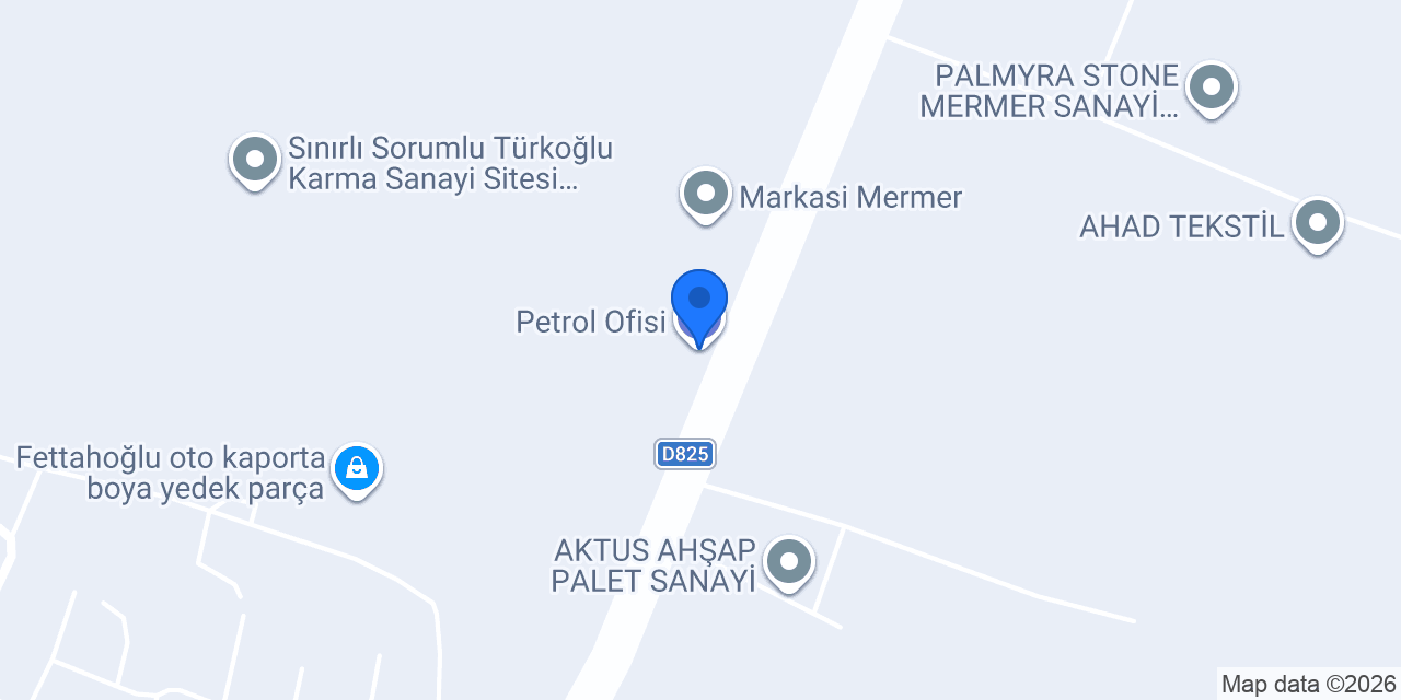 Petrol Ofisi konumu