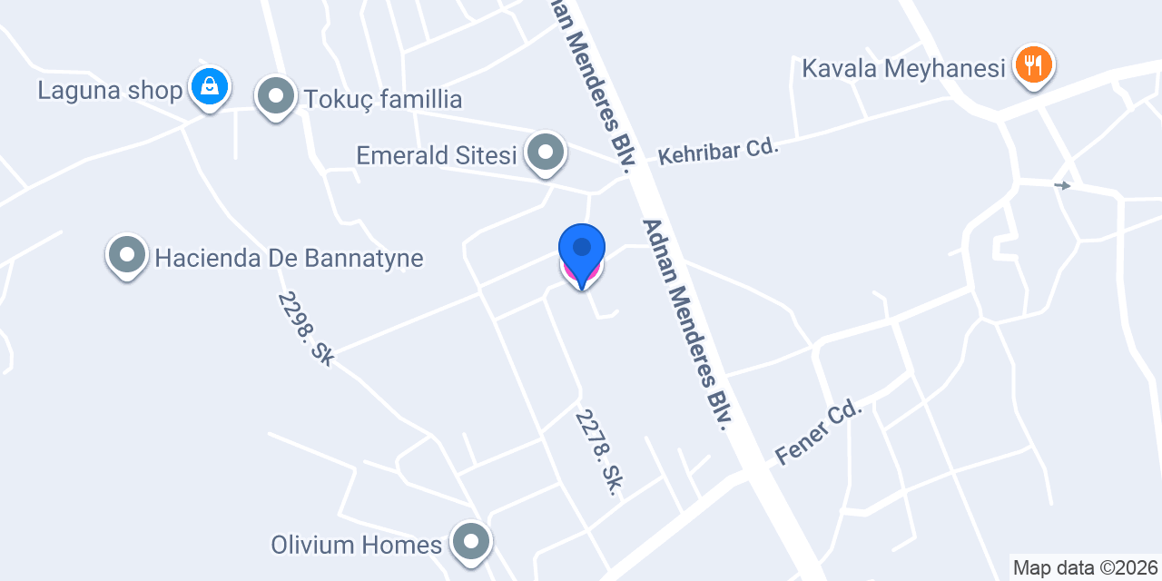 As Ece Suites konumu
