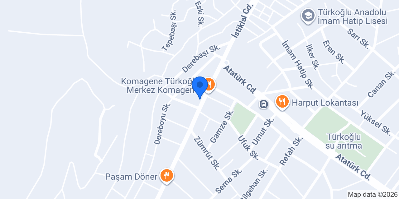 DAMLA PASTANESİ konumu