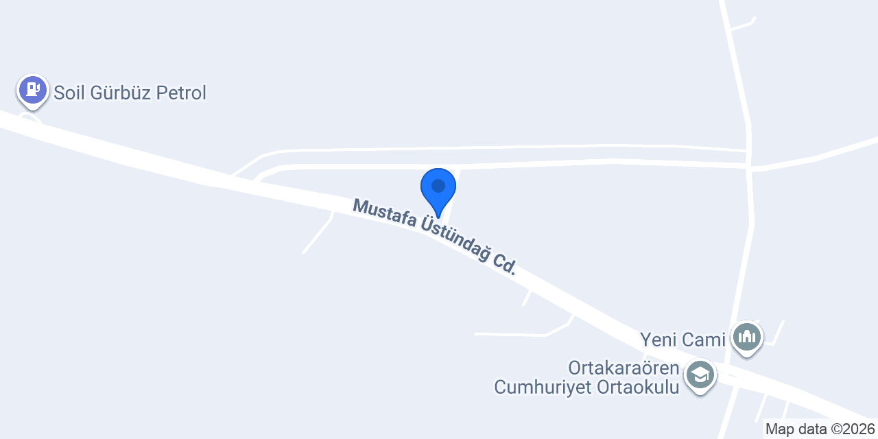 Üctüylü değirmen Kantar. konumu
