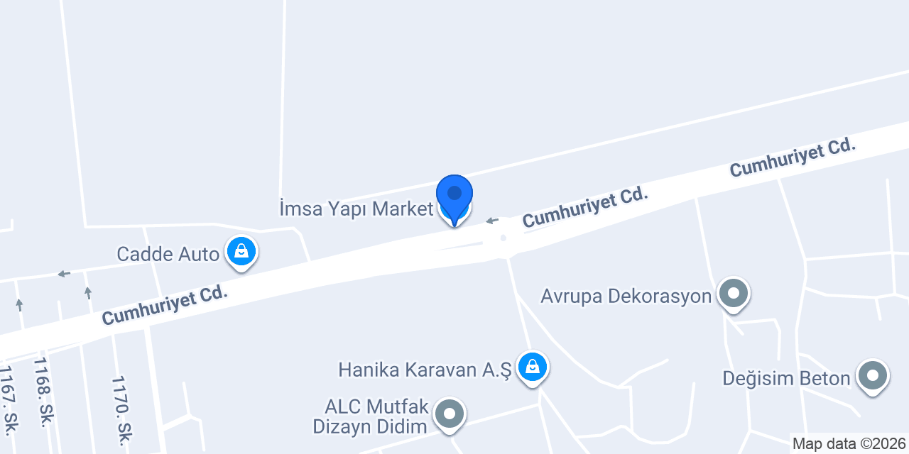 İmsa Yapı Market konumu