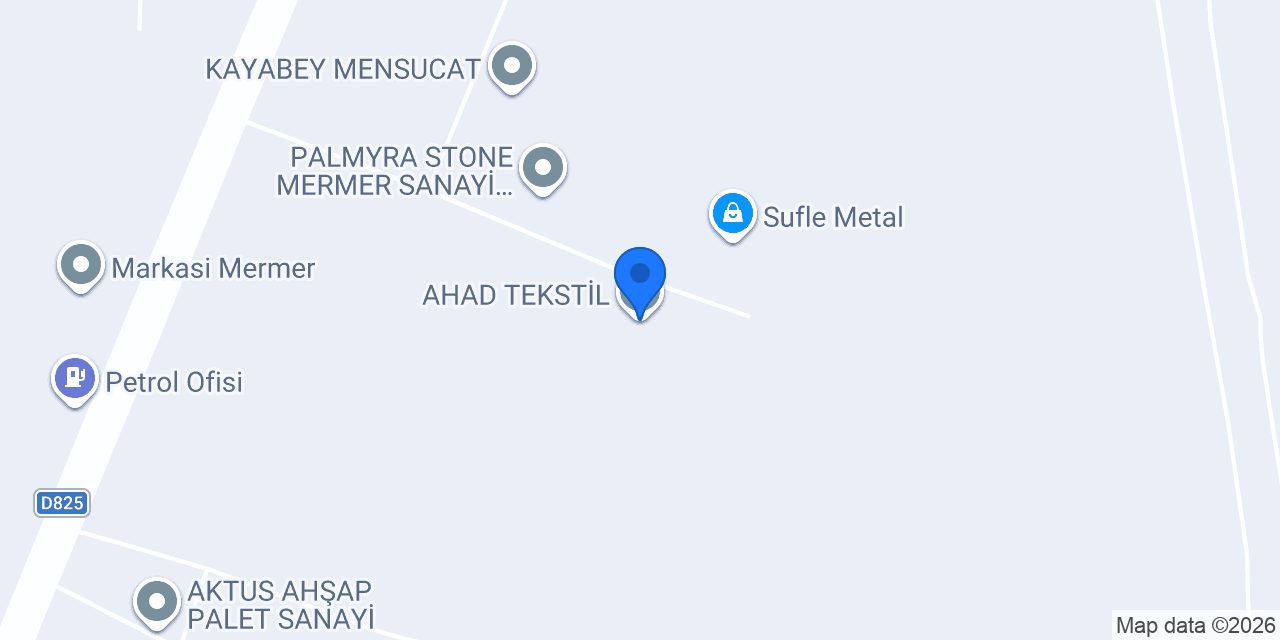 AHAD TEKSTİL konumu