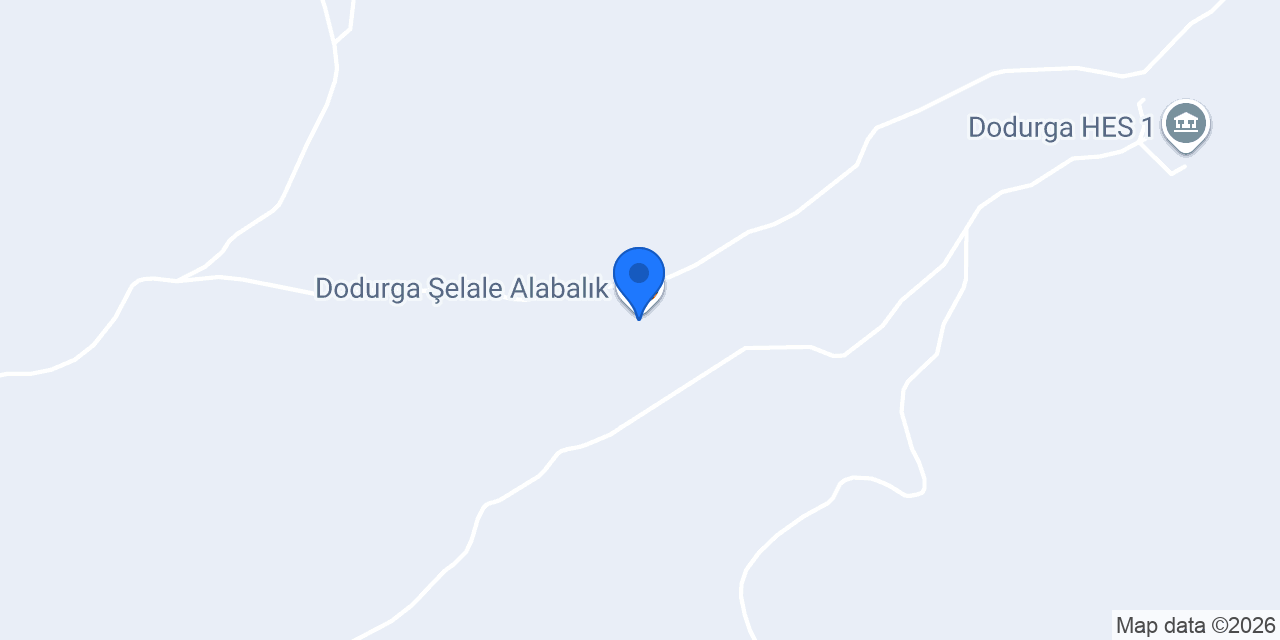 Dodurga Şelale Alabalık konumu