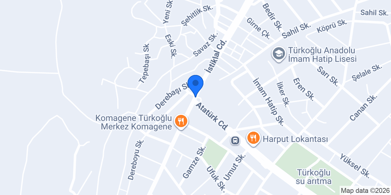 Türkoğlu Halk Eğitim Merkezi konumu