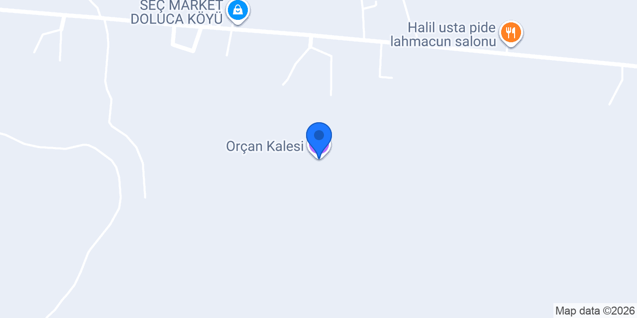 Orçan Kalesi konumu