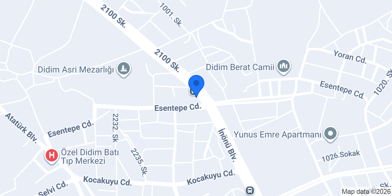 İbo cafe Didim konumu