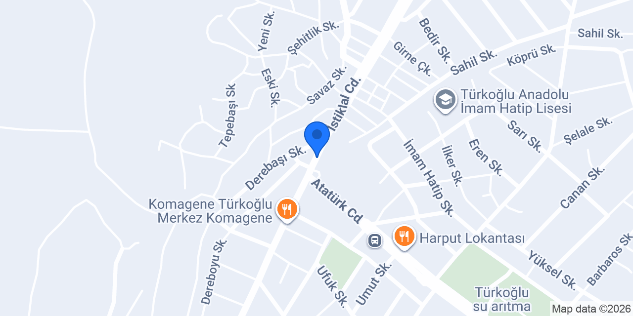Aspava Döner konumu