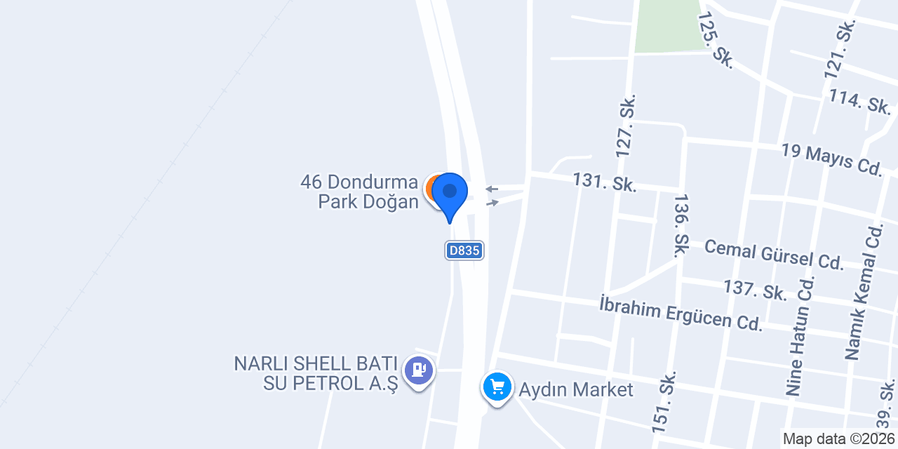 Öz Kartal dondurma konumu