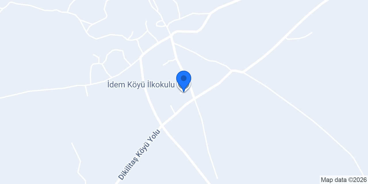 İdem Köyü İlkokulu konumu