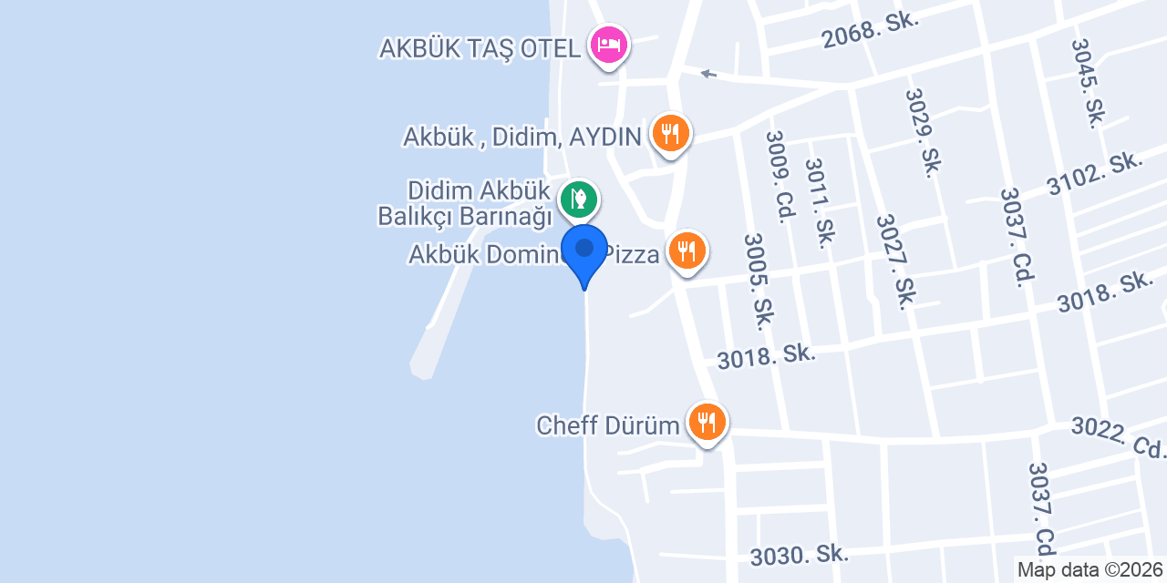 Okyanus Tekne Turu Akbük konumu