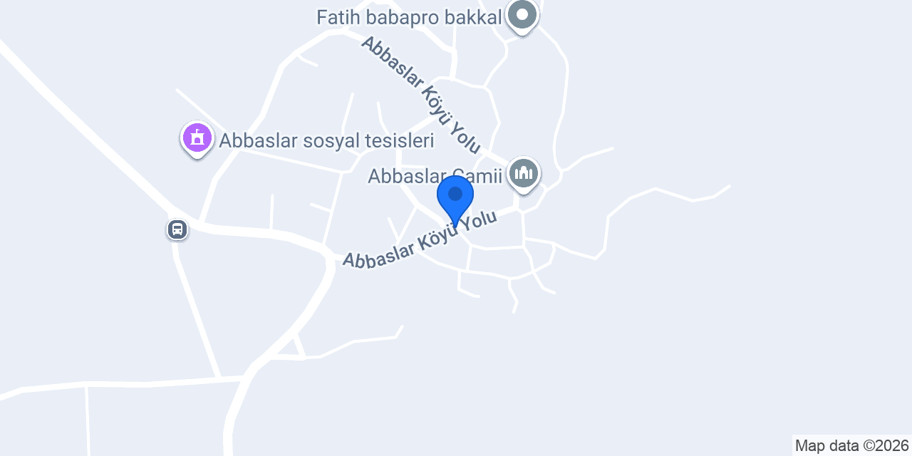 Abbaslar Köyü Muhtarlığı konumu