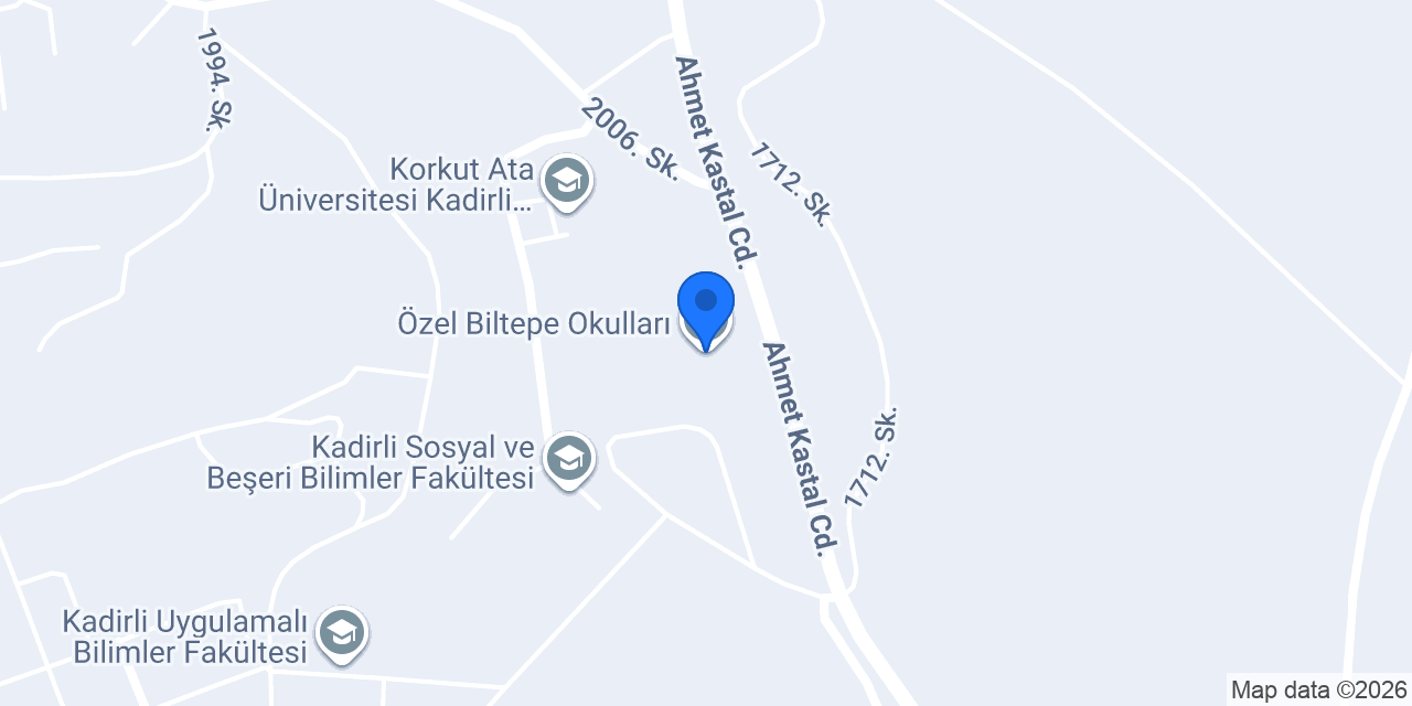 Özel Biltepe Okulları konumu
