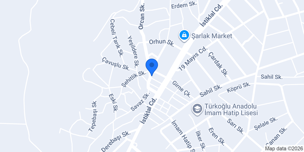 GÖNCÜOĞLU KASAP&KEBAP konumu