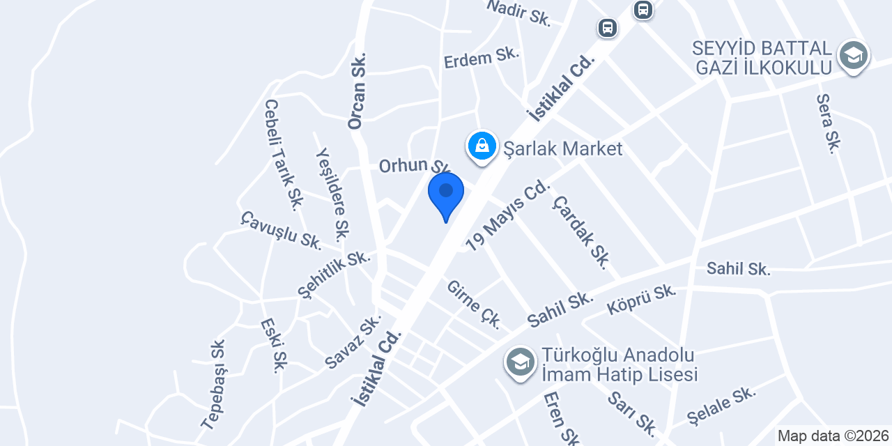 Su arıtma türkoğlu konumu