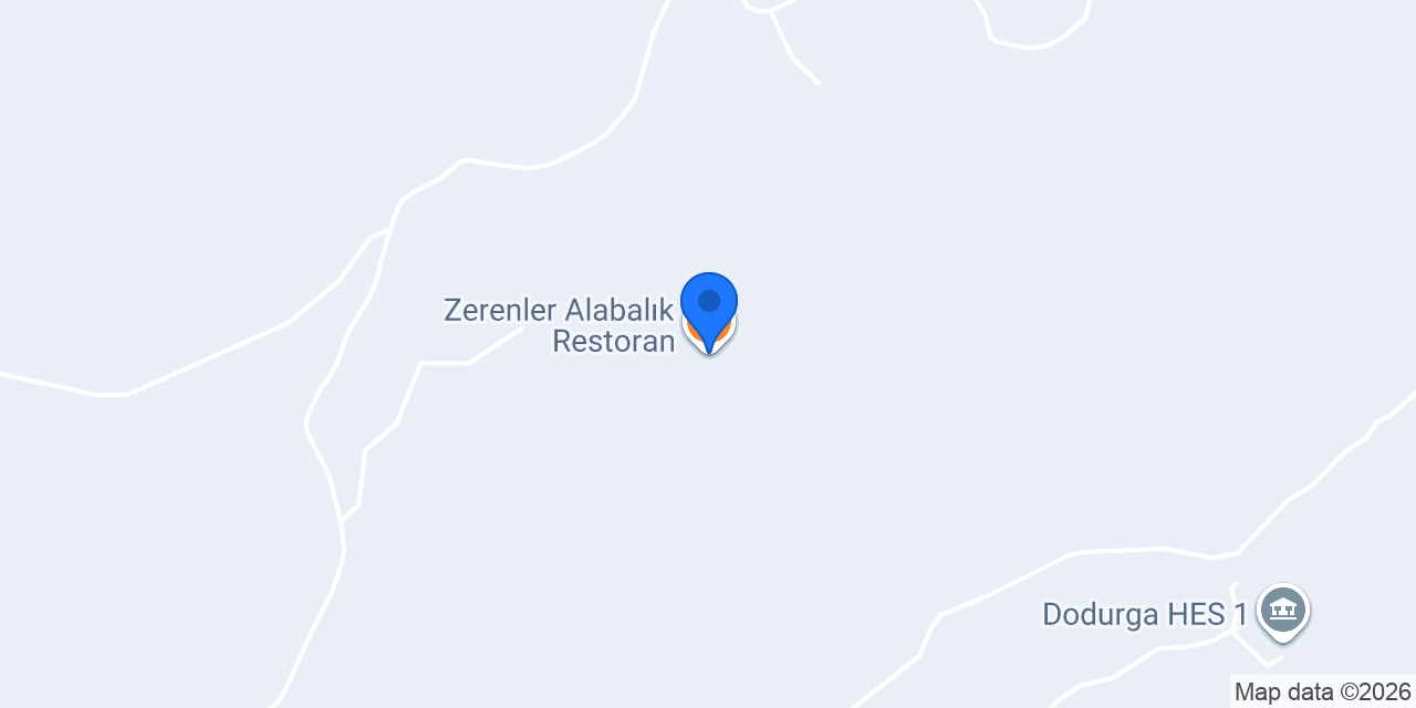 Zerenler Alabalık Restoran konumu