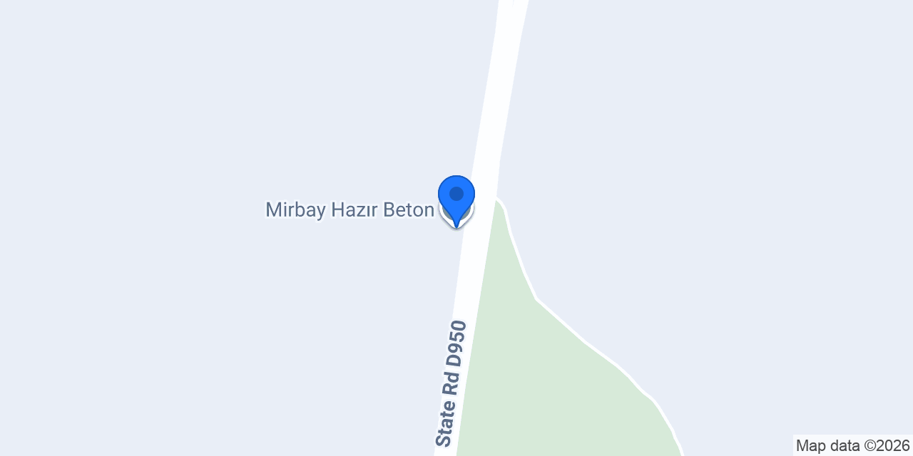 Mirbay Hazır Beton konumu
