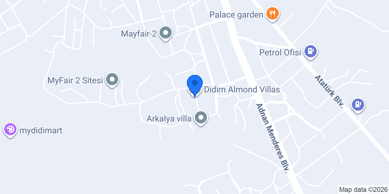 Didim Almond Villas konumu