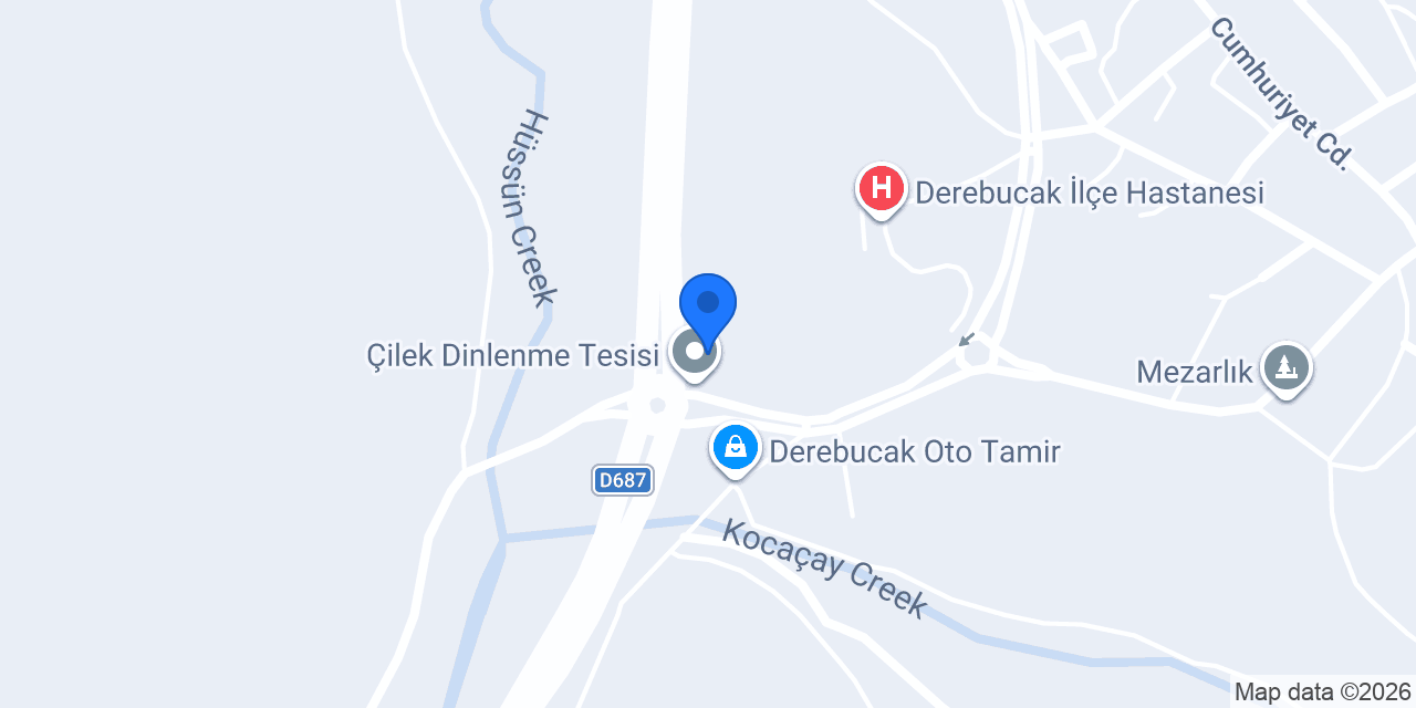 Turgut Çilek Çiftliği konumu