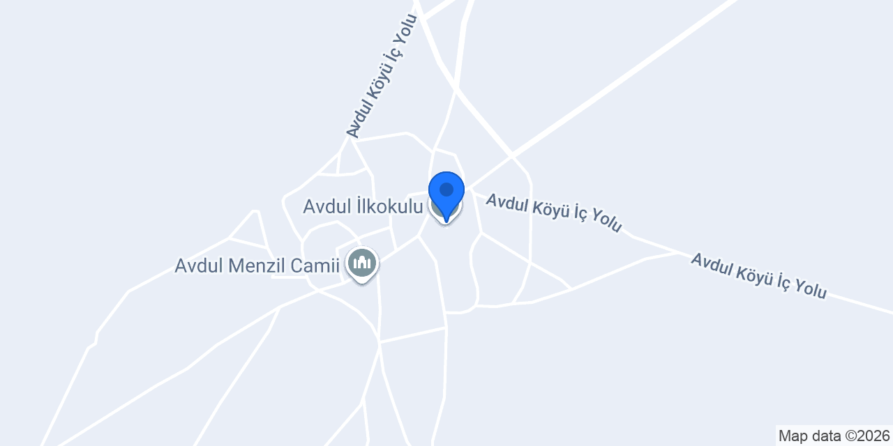 Avdul İlkokulu konumu