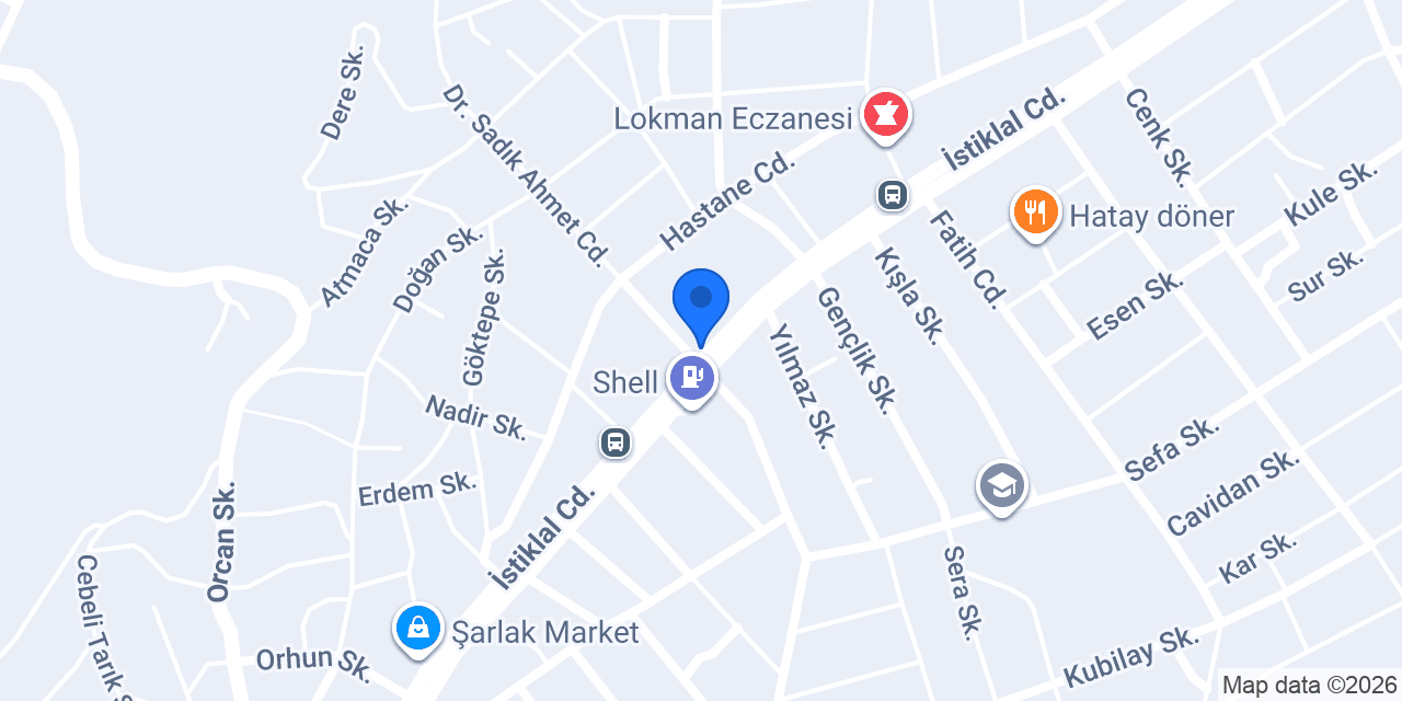 KORKMAZ ŞEKERLEME konumu