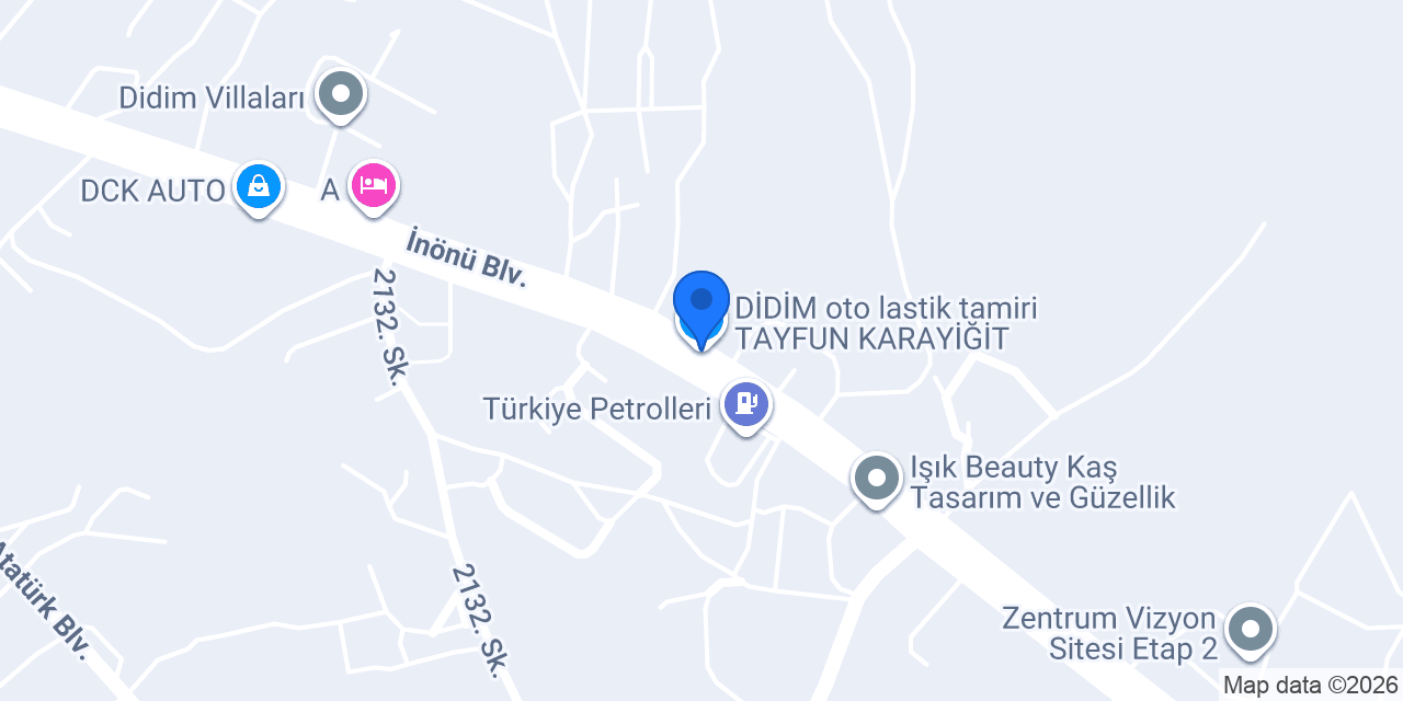 DİDİM oto lastik tamiri TAYFUN KARAYİĞİT konumu