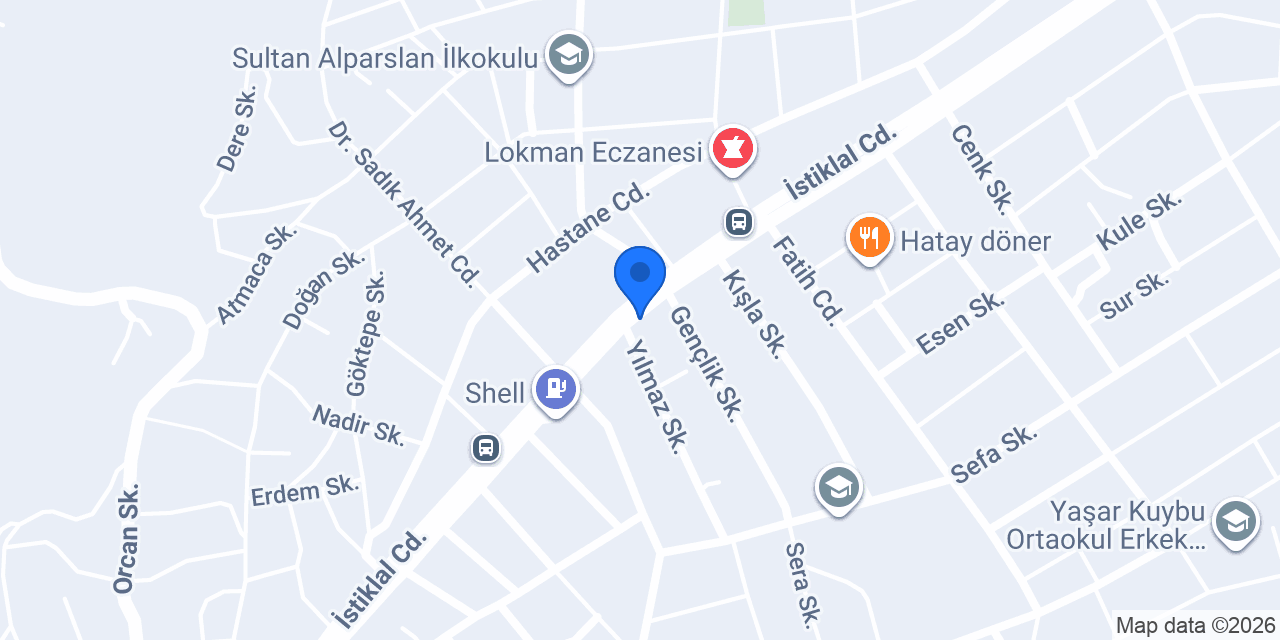 Fettahoğlu giyim konumu