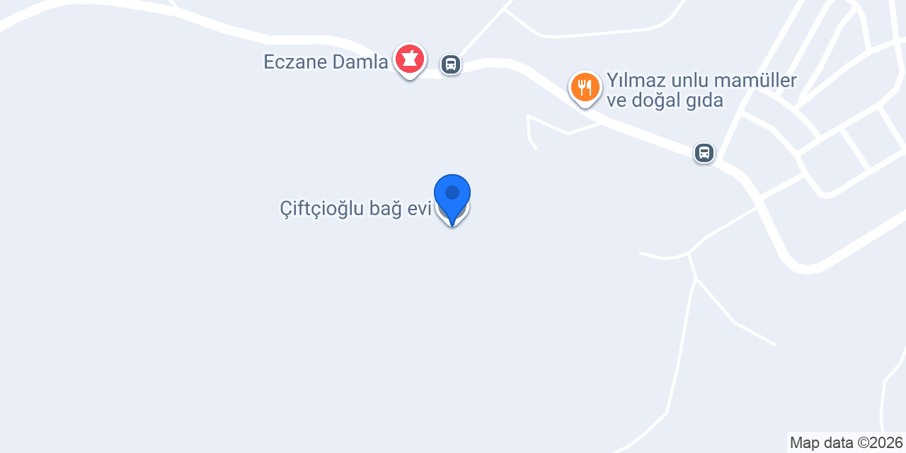 Çiftçioğlu bağ evi konumu