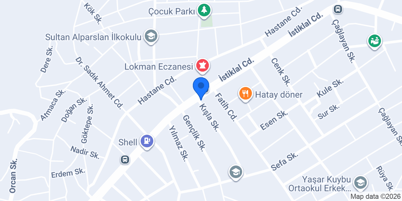 Niğdelioğlları Tatlı Sarayı konumu