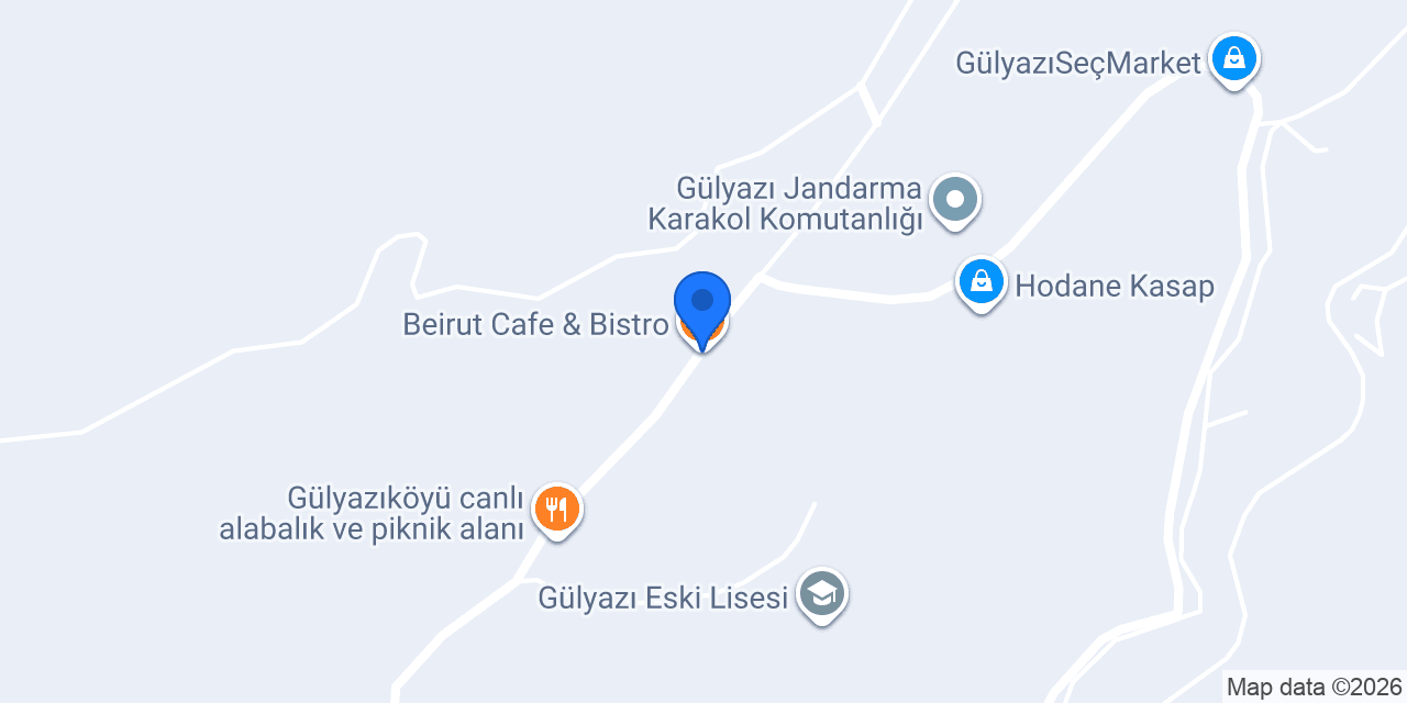 Beirut Cafe & Bistro konumu