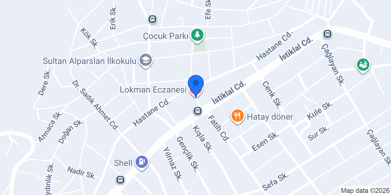 Lokman Eczanesi konumu