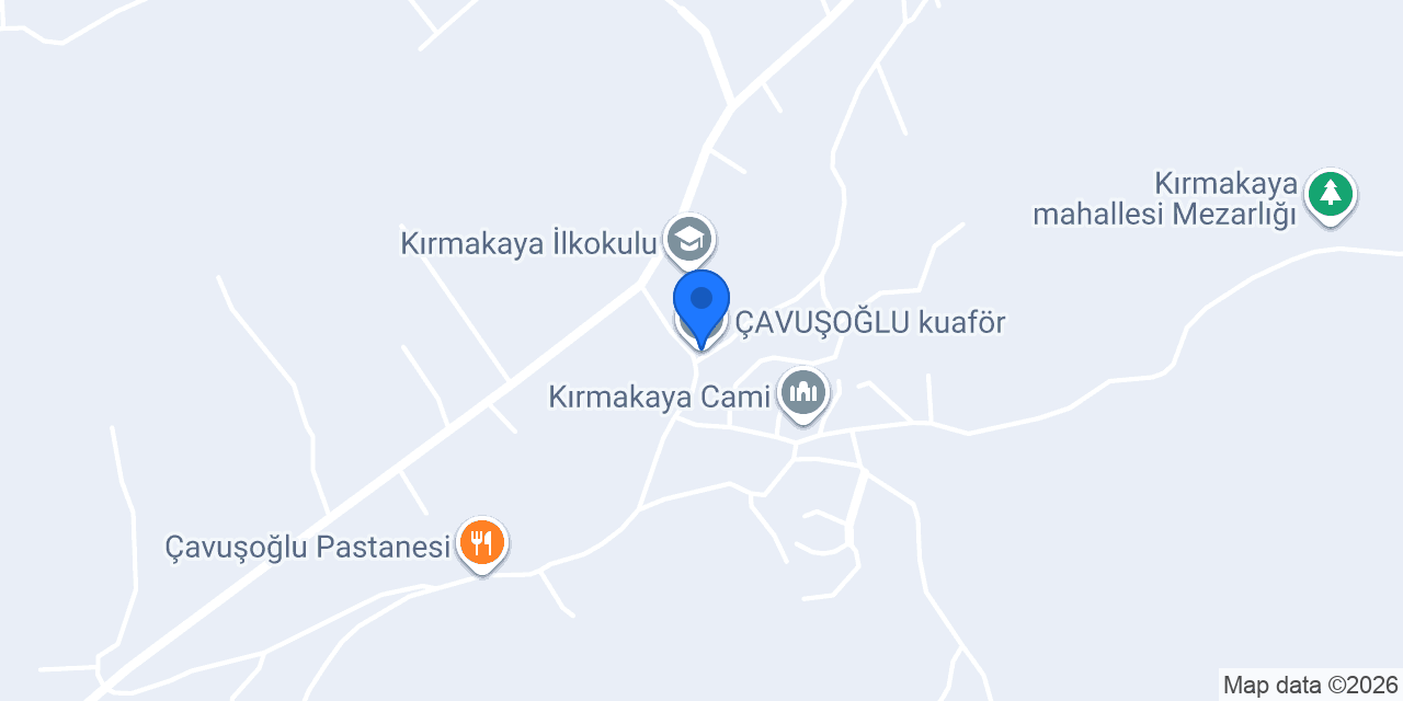 ÇAVUŞOĞLU kuaför konumu