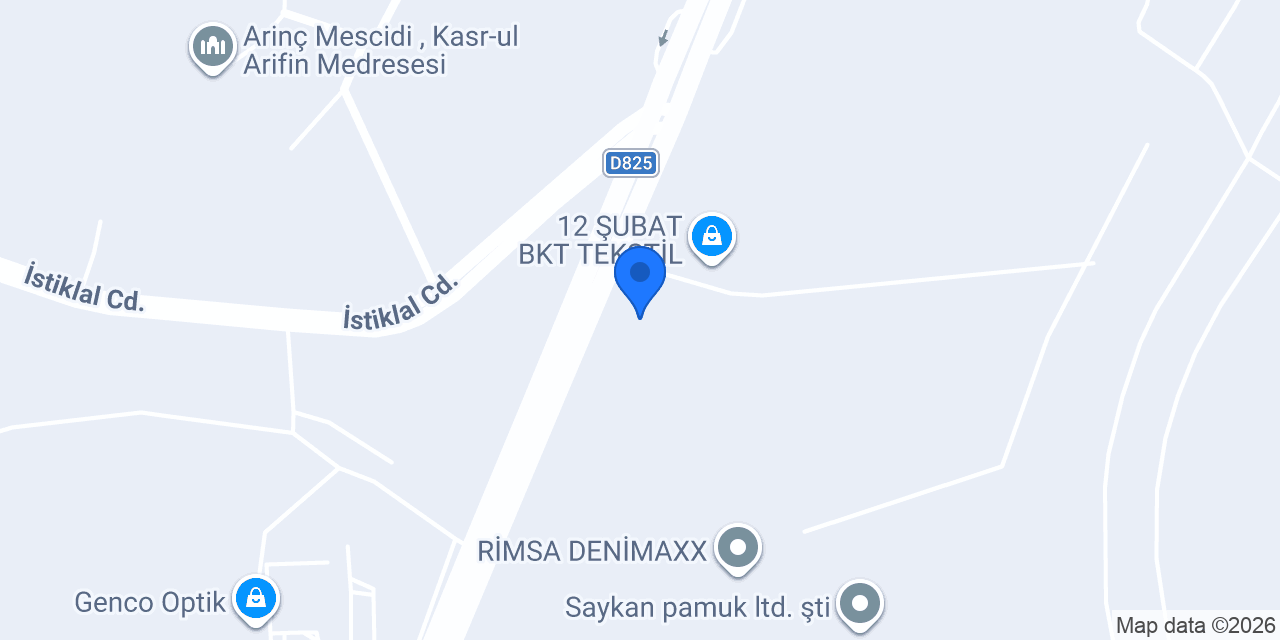 Türkhan Tekstil konumu