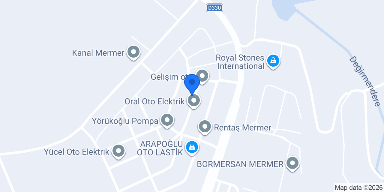 Tuncer Oto Elektrik konumu