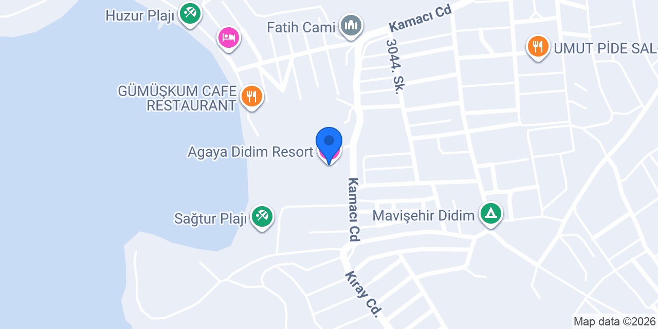 Agaya Didim Resort konumu