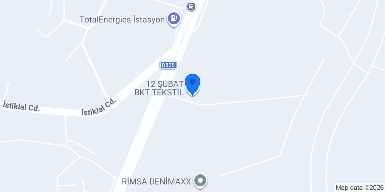 12 ŞUBAT BKT TEKSTİL konumu