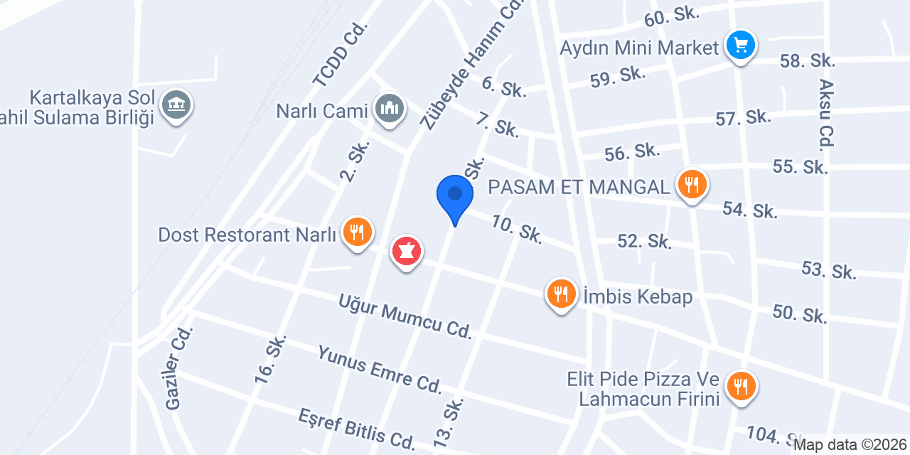 Yalçın Halı Mobilya konumu