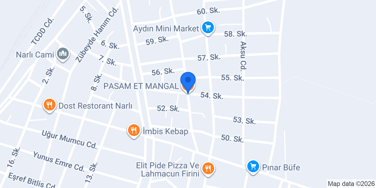 PASAM ET MANGAL konumu