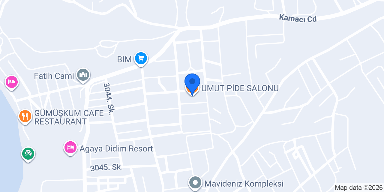 UMUT PİDE SALONU konumu