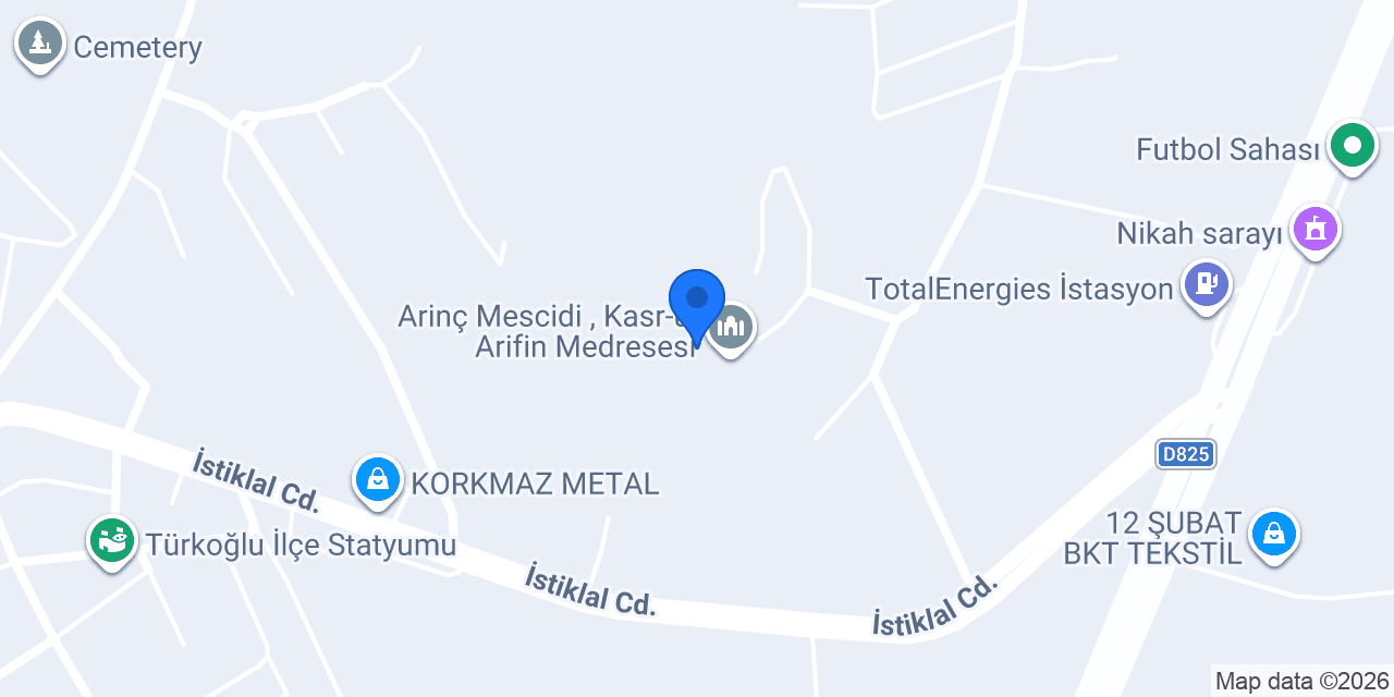 Nakşibendi Terbiye Okulu konumu