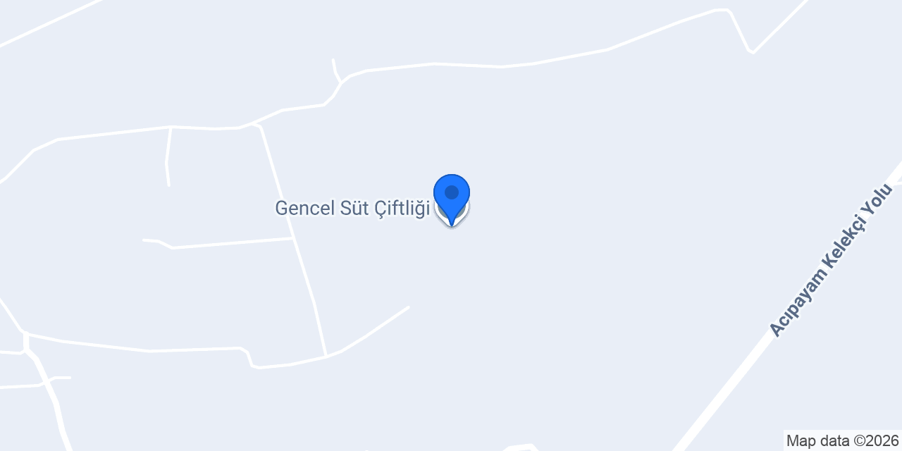 Gencel Süt Çiftliği konumu