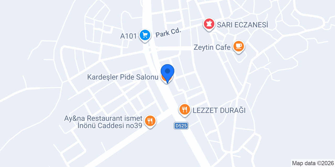 Kardeşler Pide Salonu konumu
