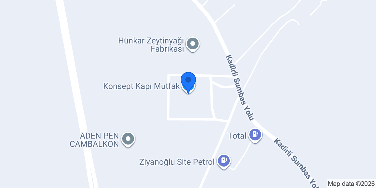 Konsept Kapı Mutfak konumu