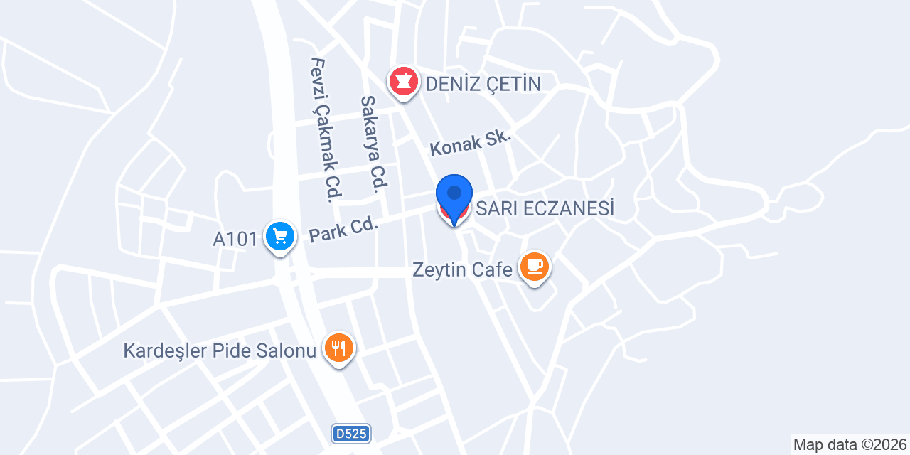 SARI ECZANESİ konumu