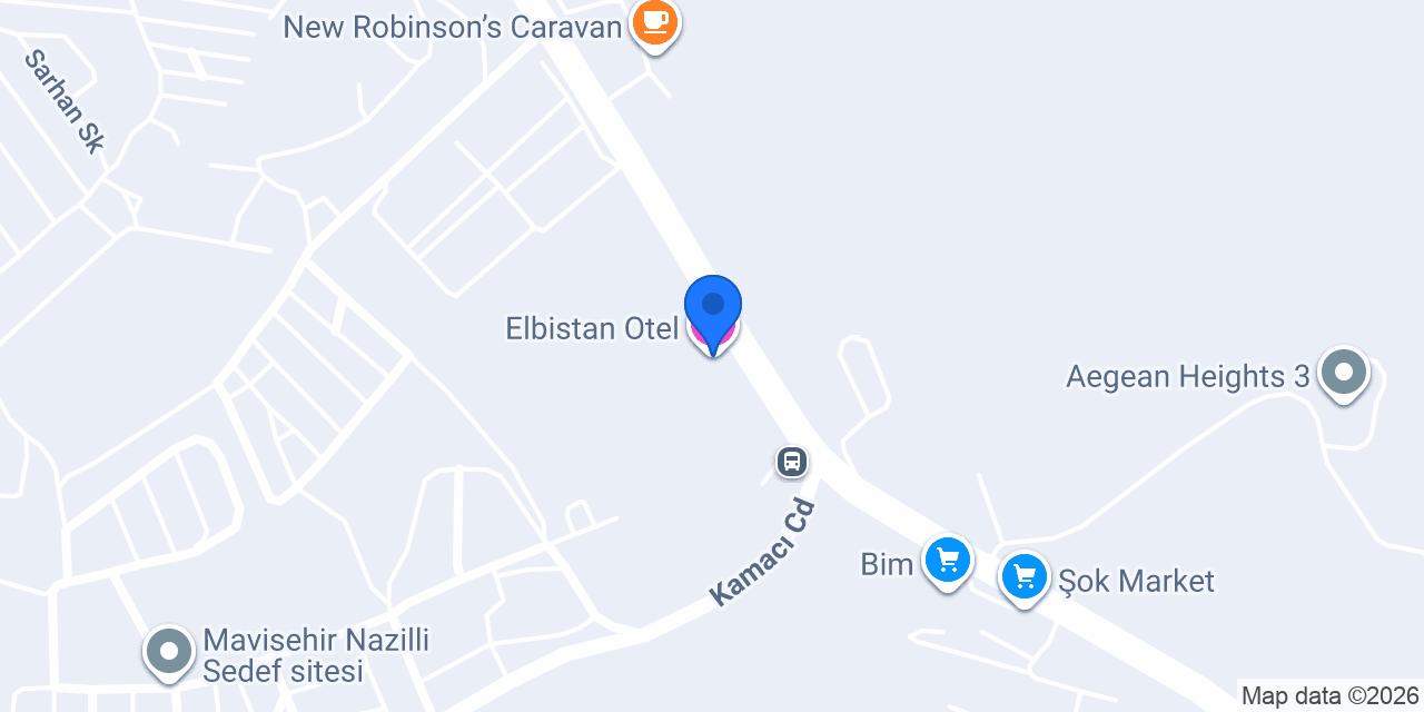 Elbistan Otel konumu